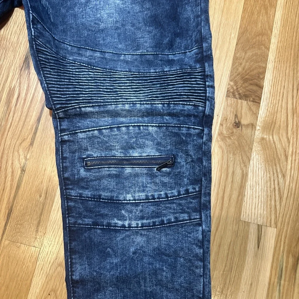 RARE VINTAGE  ROCAWEAR SLIM FIT JEANS‎ ZIPPER/KNEES 40x32